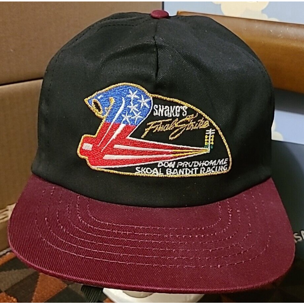 Don Prudhomme Snake's Final Strike Cap Skoal Bandit Drag Racing Hat NHRA USA NOS